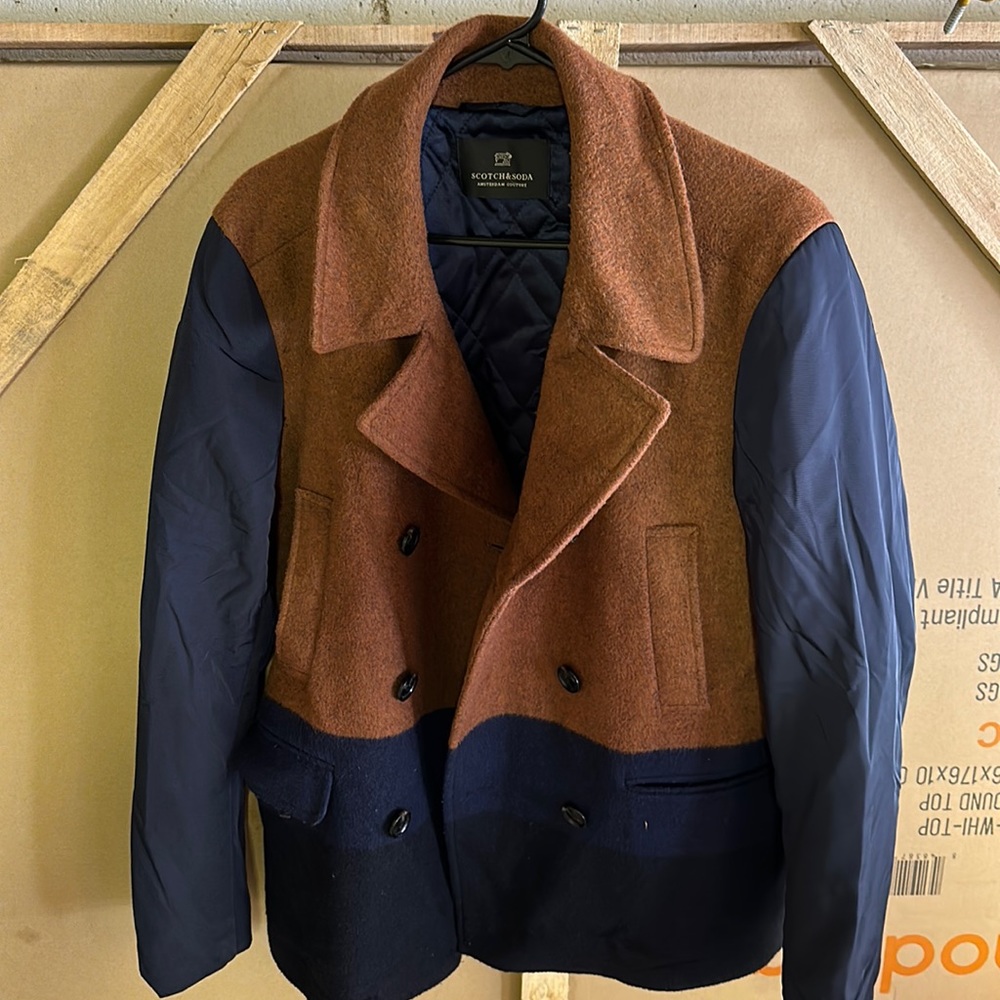 Scotch and Soda 3-Tone Winter Peacoat